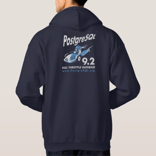 PostgreSQL 9,2 Hoodie (Rückseite)