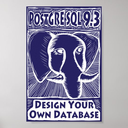PostgreSQL 9.3 Poster (Vorne)