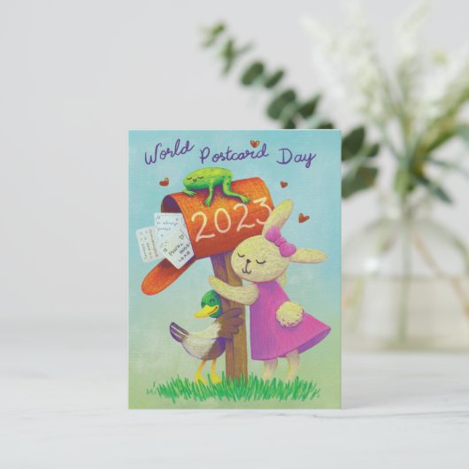 Posthäuser (Weltpostkartentag 2023) Postkarte (Stehend Vorderseite)