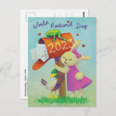 Posthäuser (Weltpostkartentag 2023) Postkarte (Vorne/Hinten)