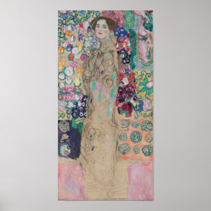 Posthumes Porträt von Ria Munk von Gustav Klimt Poster