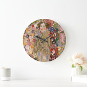 Posthumisches Portrait von Ria Munk von Gustav Kli Große Wanduhr (Zuhause)