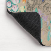 Posthumisches Portrait von Ria Munk von Gustav Kli Mousepad (Ecke)