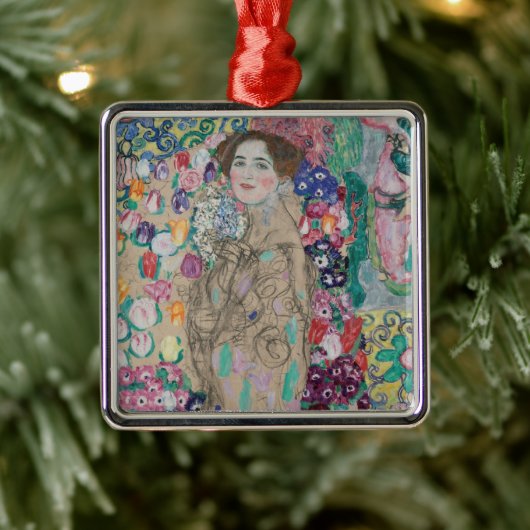 Posthumisches Portrait von Ria Munk von Gustav Kli Ornament Aus Metall (Baum)