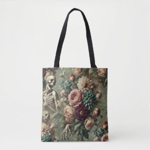 Posthumous Heartache - Gothic Floral Design Tasche