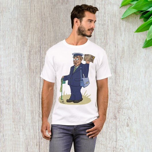 Postie Delivering Mens T - Shirt