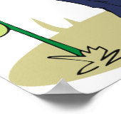 Postie Delivering Poster (Ecke)