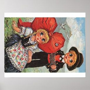 Postieren.  Kleine Elsässer Poster