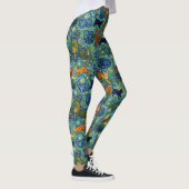 Postimpressionistische Katzen Leggings (Rechts)
