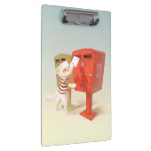 Posting-Zeit - Katze mit taiwanesischer Mailbox Klemmbrett (Rechts)