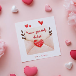 Postinitiale Begrüßung am besten Valentinstag Karte