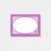 Postit - Lavendelrahmen Post-it Klebezettel (Vorderseite)