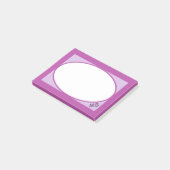 Postit - Lavendelrahmen Post-it Klebezettel (angewinkelt)