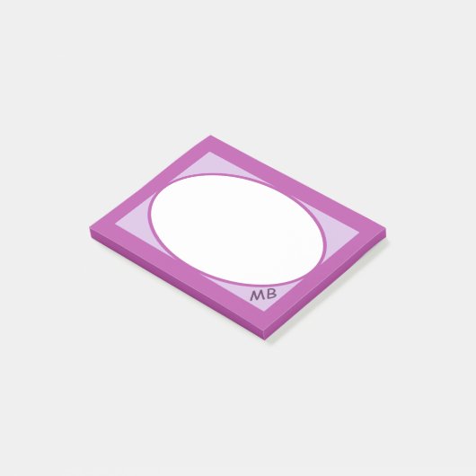 Postit - Lavendelrahmen Post-it Klebezettel (angewinkelt)