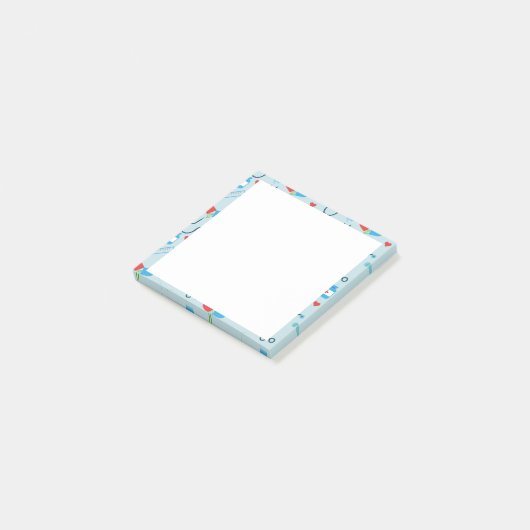 Postit-Note Pad Medical Field Post-it Klebezettel (angewinkelt)