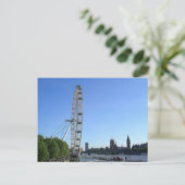 Postkarde mit London Eye Ferris Wheel Postkarte (Stehend Vorderseite)