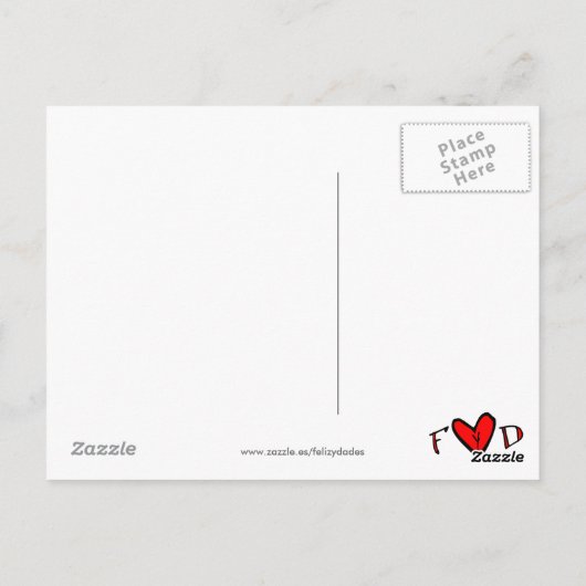 Postkardiogramm I Liebe Postkarte (Rückseite)