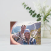 Postkarische Valentines Postkarte (Stehend Vorderseite)