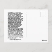 Postkarte (Rückseite)