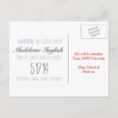 Postkarte (Rückseite)