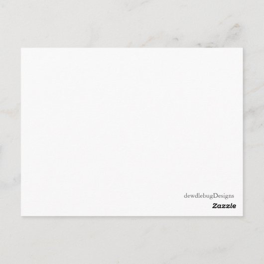 Postkarte (Rückseite)