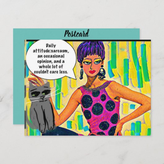 Postkarte (Vorne/Hinten)