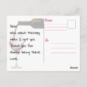 Postkarte (Rückseite)