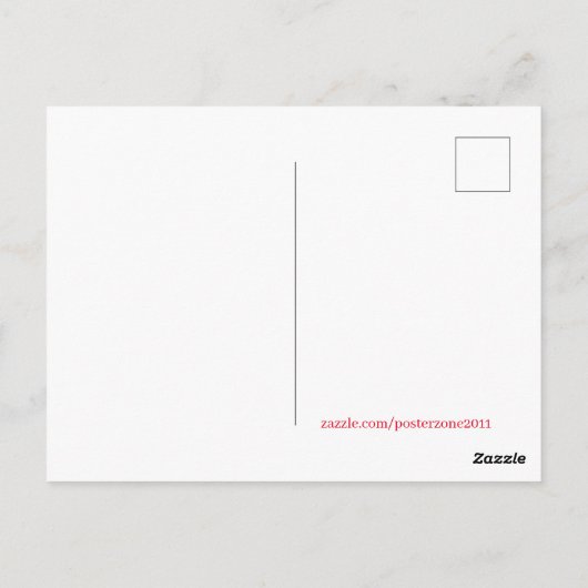 Postkarte (Rückseite)