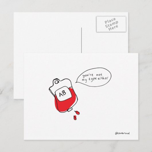 Postkarte (Vorne/Hinten)