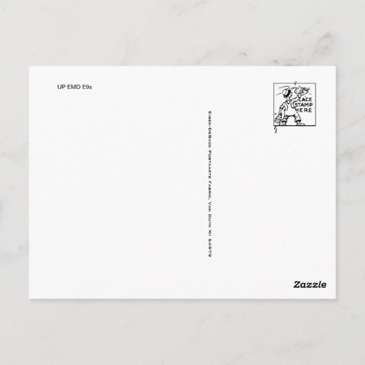 Postkarte (Rückseite)