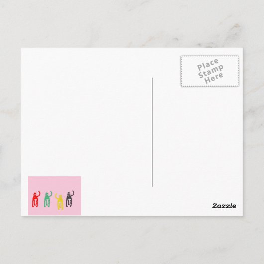 Postkarte (Rückseite)