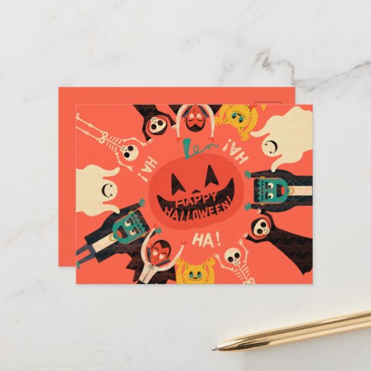 Postkarte (Vorderseite/Rückseite Beispiel)