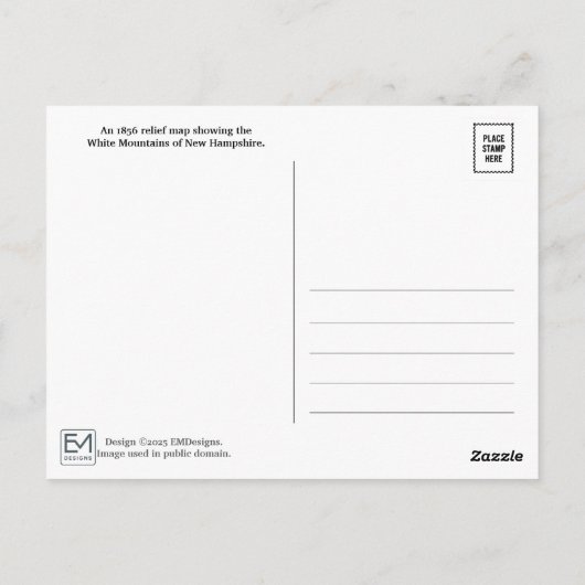 Postkarte (Rückseite)