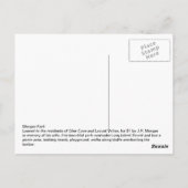 Postkarte (Rückseite)