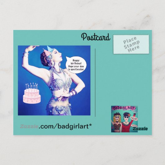 Postkarte (Rückseite)