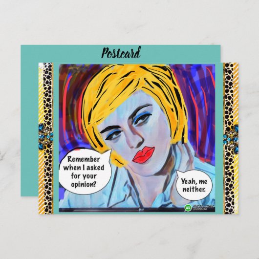 Postkarte (Vorne/Hinten)