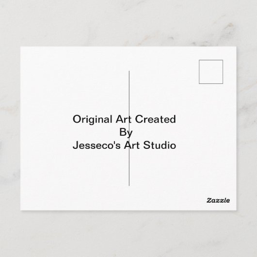 Postkarte (Rückseite)