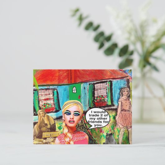 Postkarte (Stehend Vorderseite)