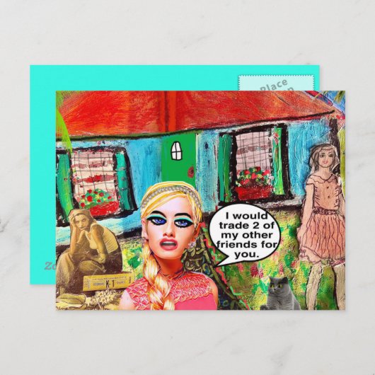 Postkarte (Vorne/Hinten)