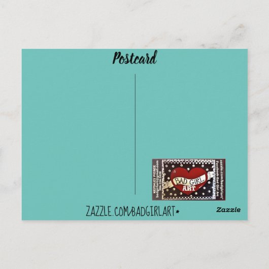 Postkarte (Rückseite)