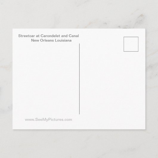 Postkarte (Rückseite)