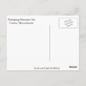Postkarte (Rückseite)