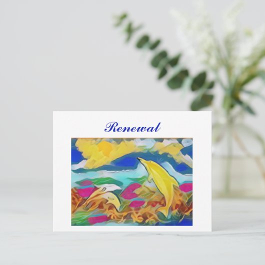 Postkarte (Stehend Vorderseite)