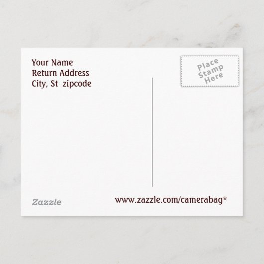 Postkarte (Rückseite)