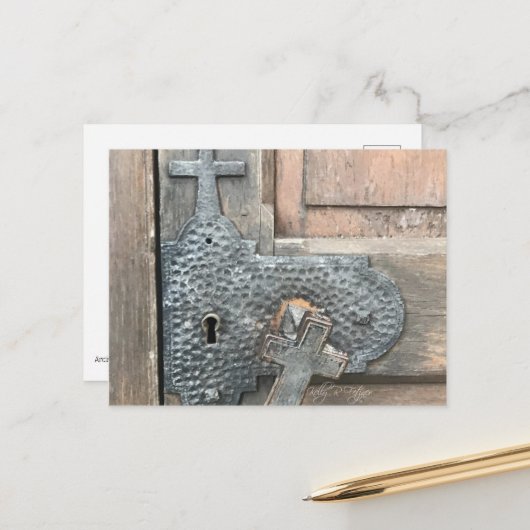 Postkarte (Vorderseite/Rückseite Beispiel)