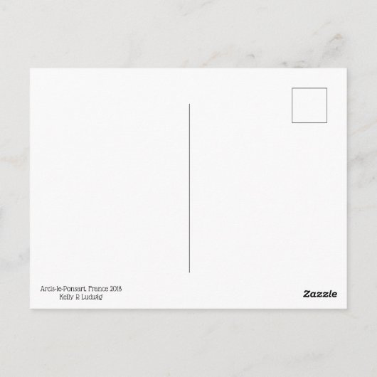 Postkarte (Rückseite)