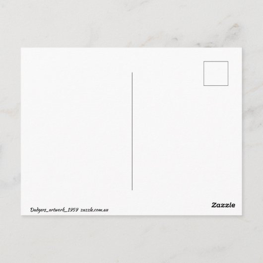 Postkarte (Rückseite)