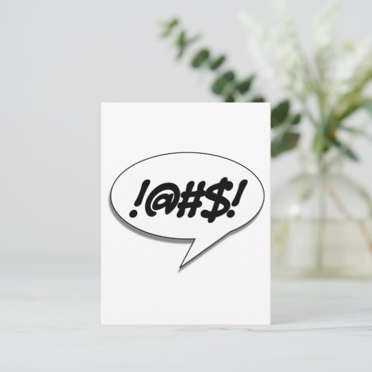 !@#$! POSTKARTE (Stehend Vorderseite)