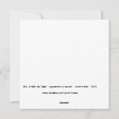 Postkarte (Rückseite)