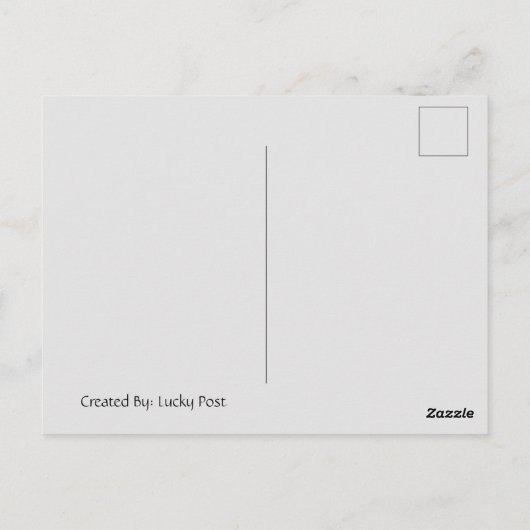 Postkarte (Rückseite)